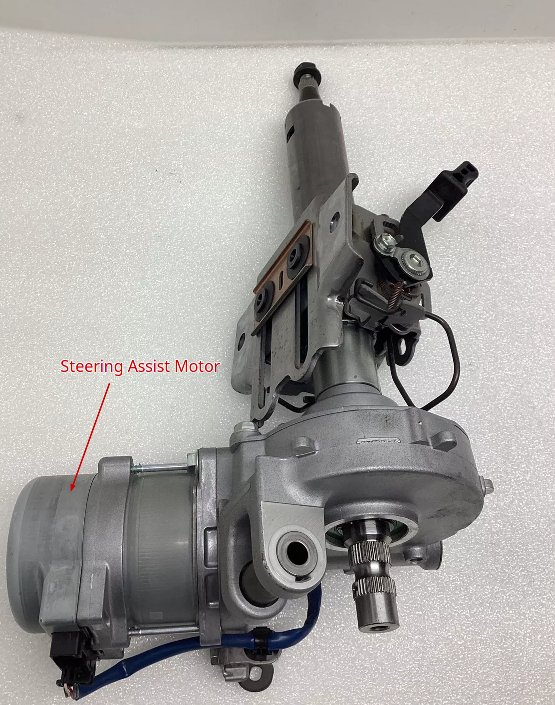 Picture of steering column